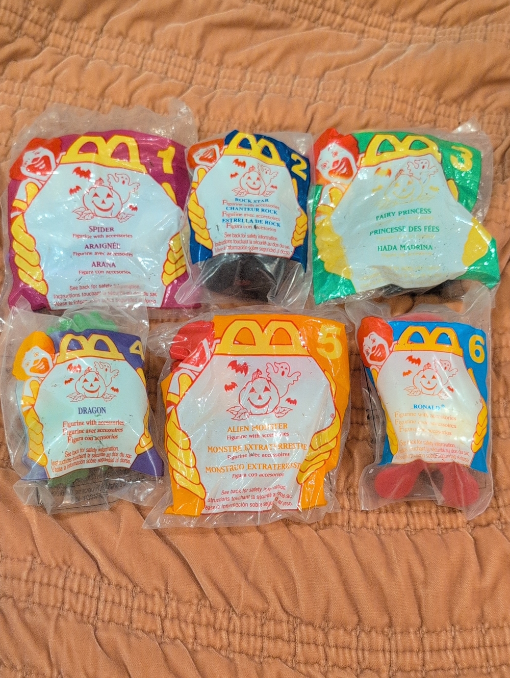 1996 MCDONALD'S HALLOWEEN MCNUGGET BUDDIES (COMPLETE SET)